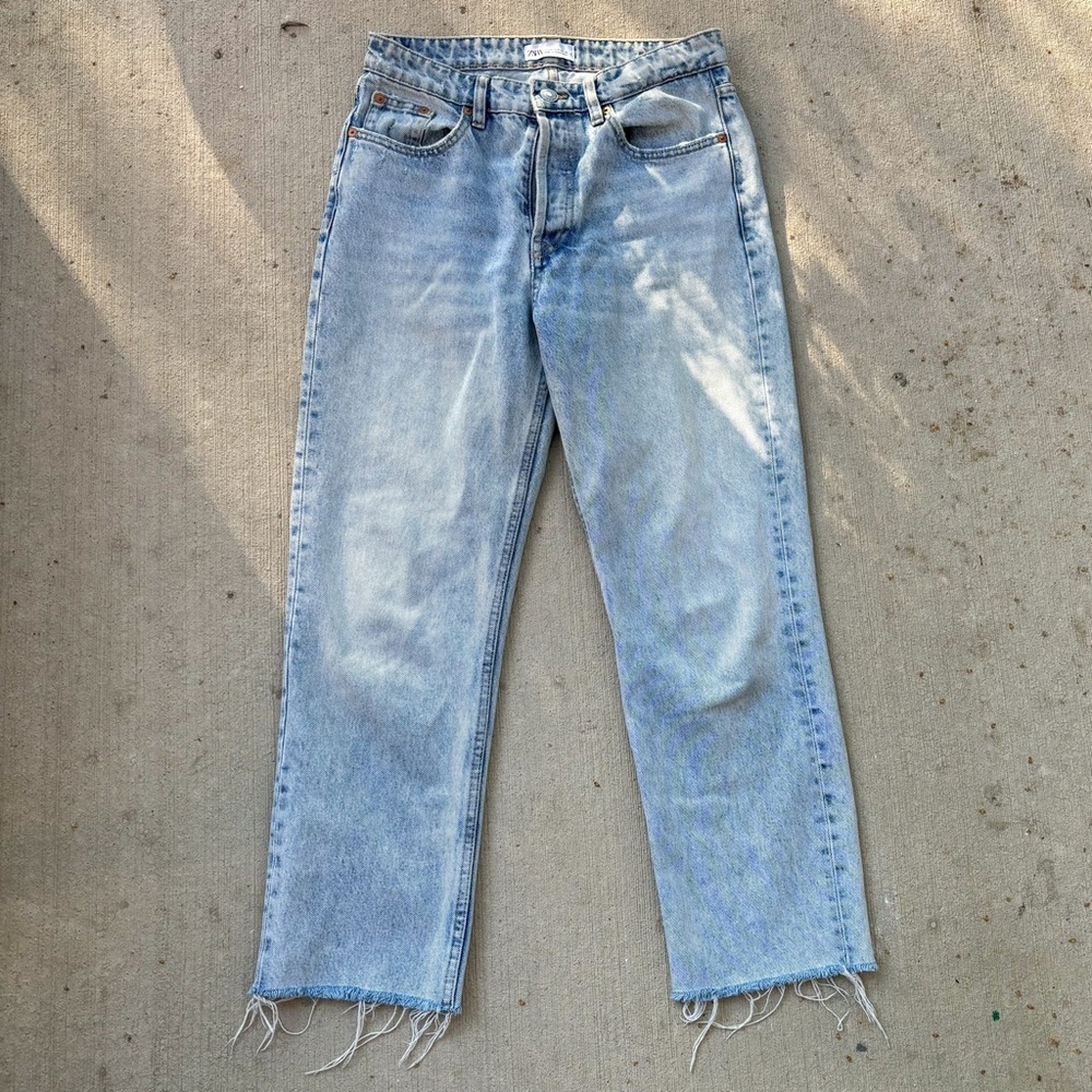 Zara light wash jeans
